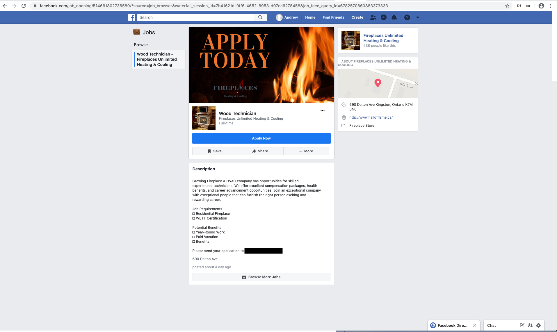 Facebook Jobs API Image Carousel